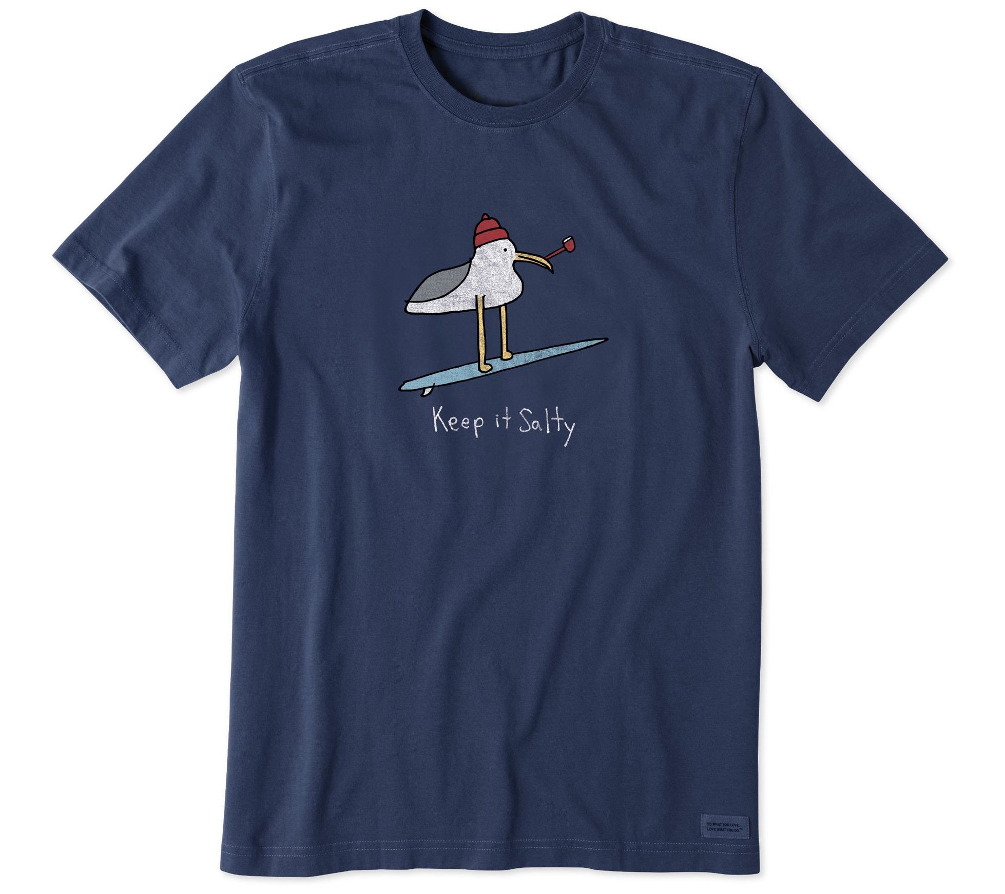 Life is Good Men's Keep It Salty Seagull Crushe  r Tee