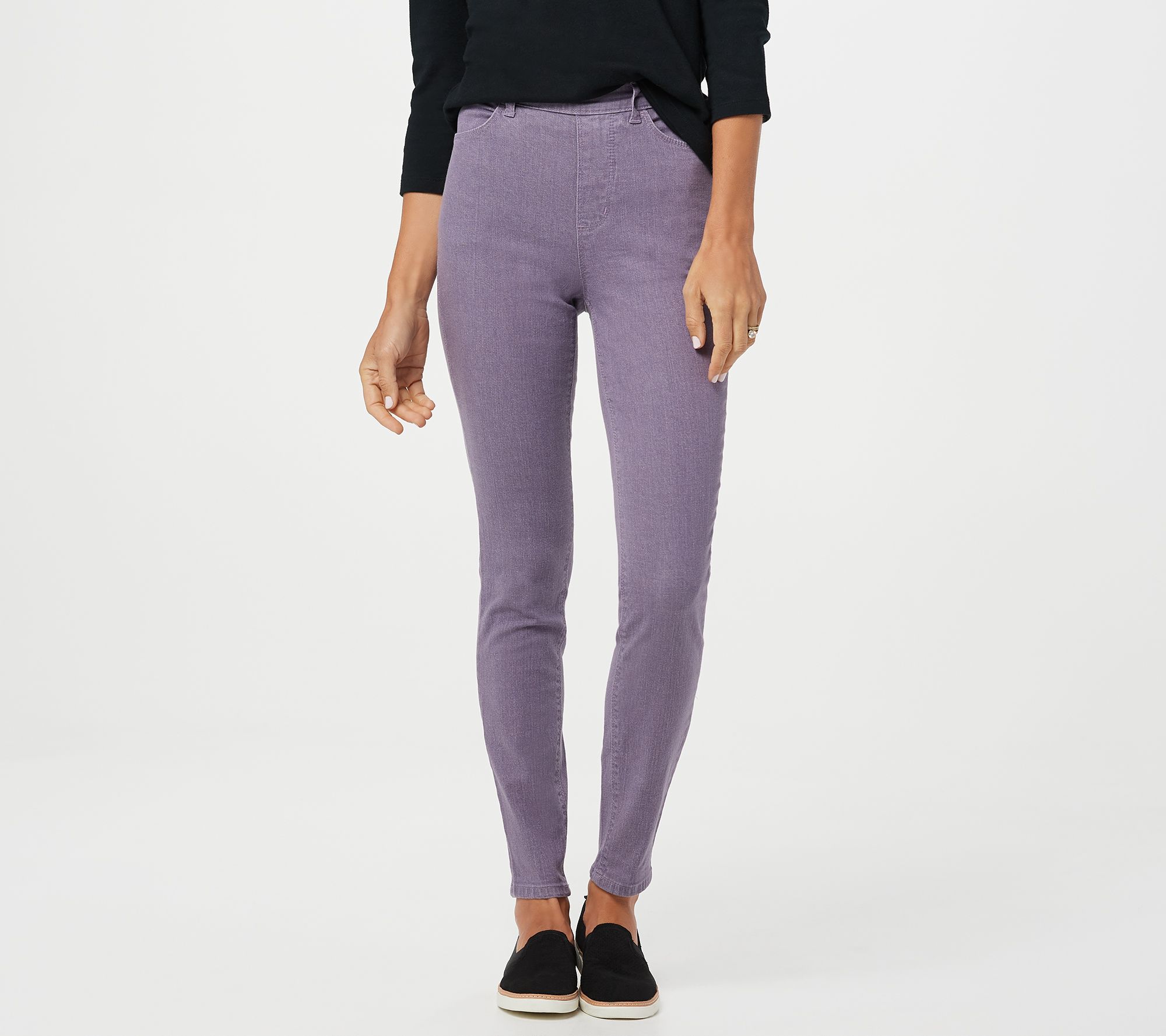 petite denim jeggings