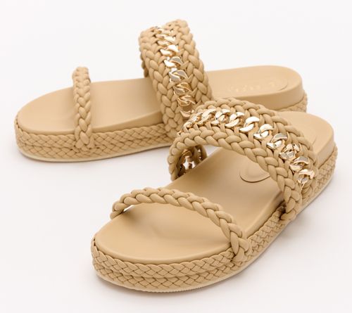 Sandalias de Cuero Trenzadas Cecelia New York