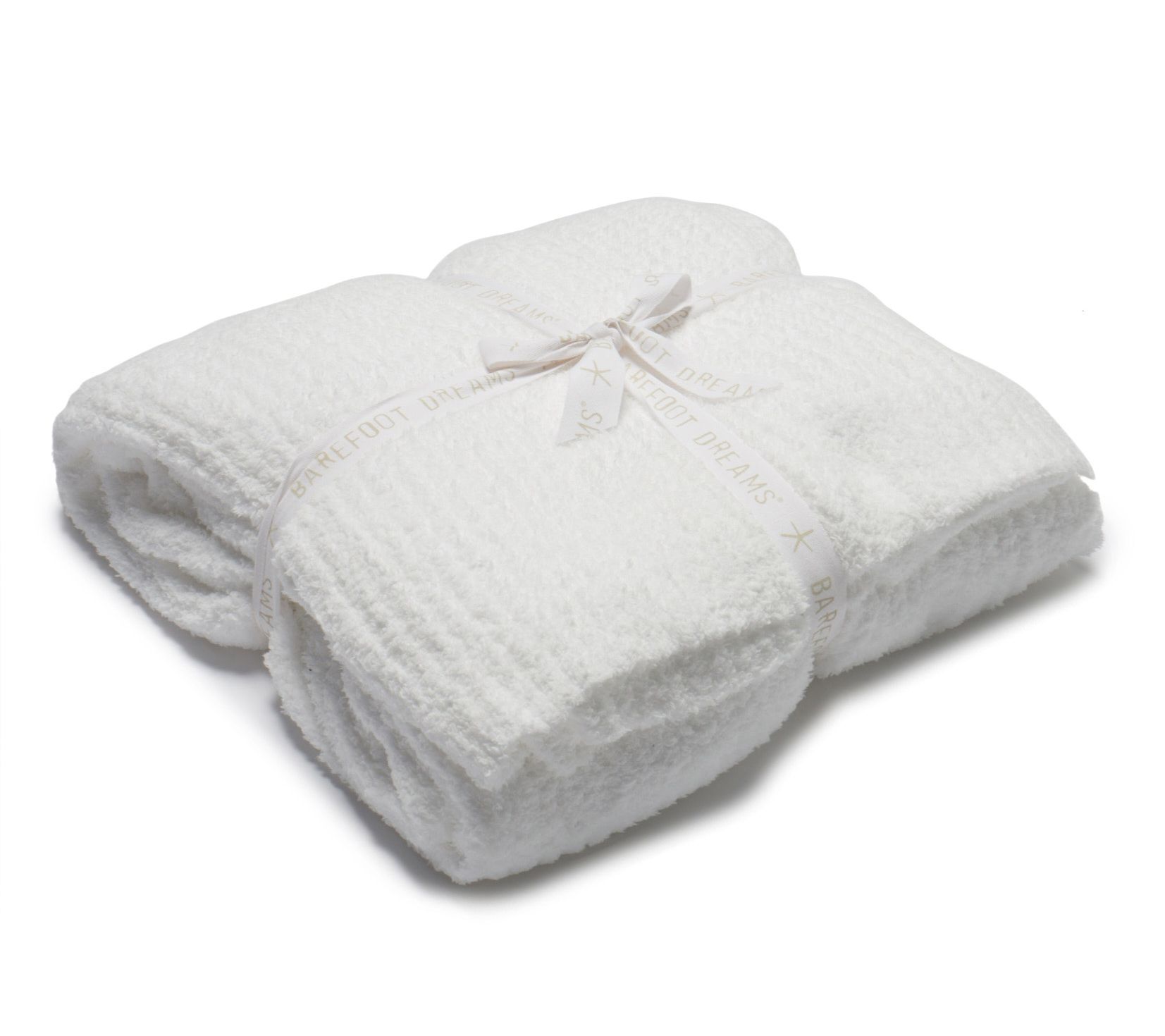 Barefoot Dreams Cozychic Ribbed Blanket, Size Full/Queen - Beige