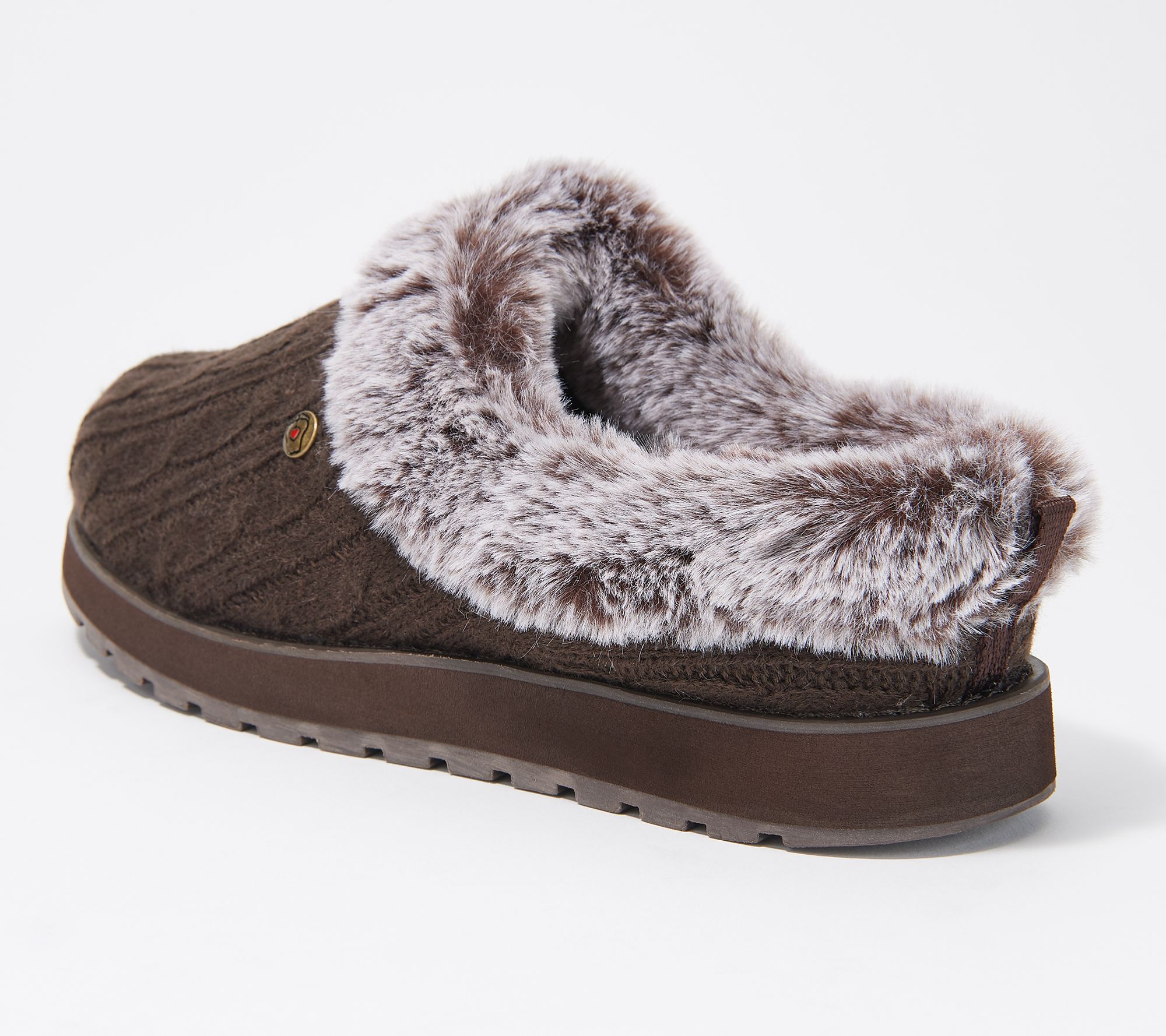 skechers keepsakes ice angel faux fur trimmed slipper