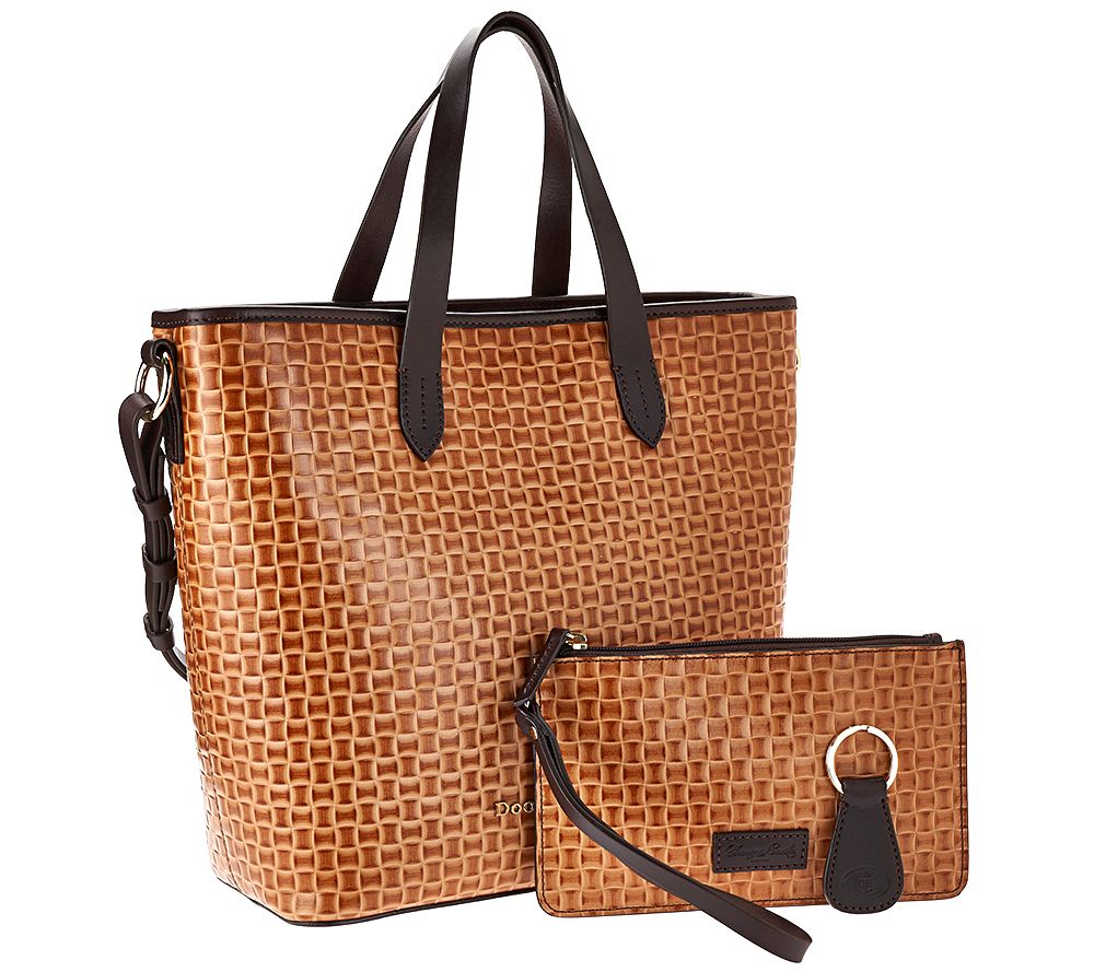 dooney and bourke woven bag