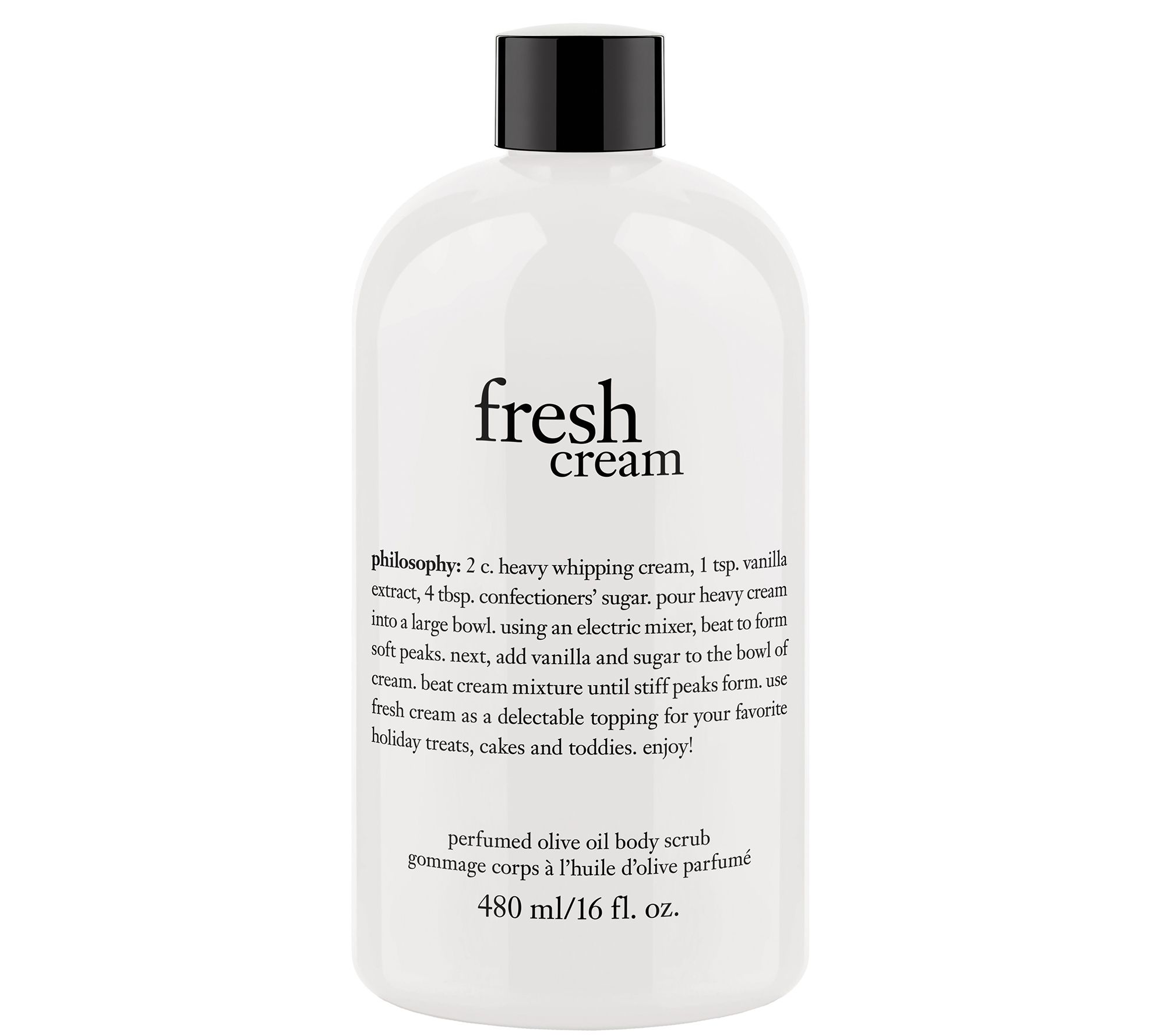 UPC 604079166768 product image for philosophy fresh cream olive oil scrub, 16 oz | upcitemdb.com