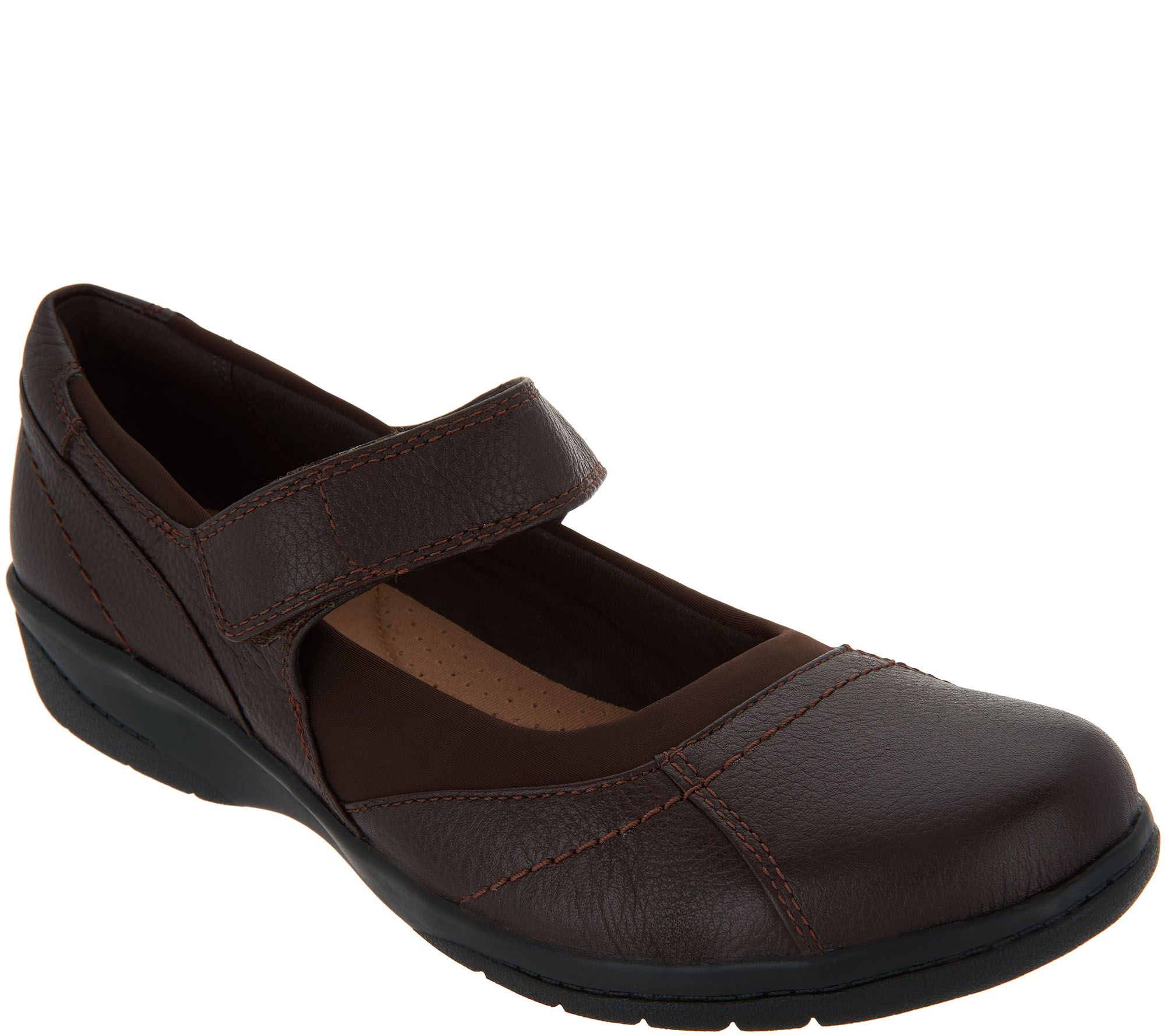 clarks leather mary janes
