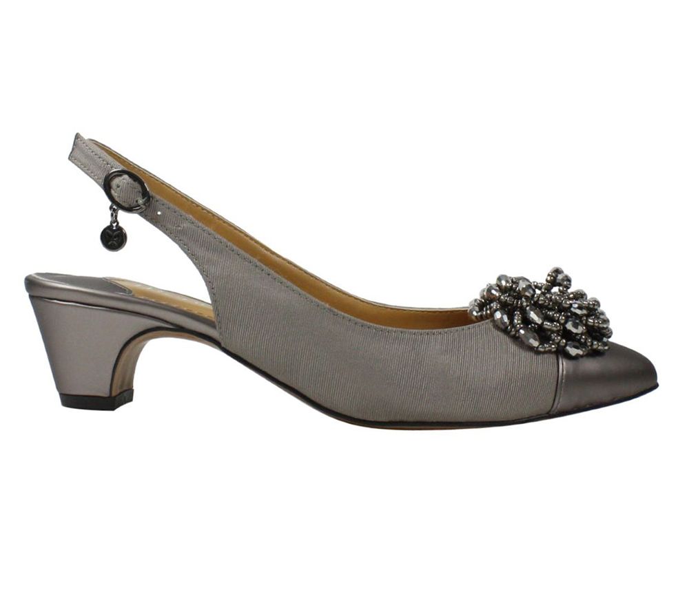J. Renee Low BlockHeel Sling Pumps Melucy