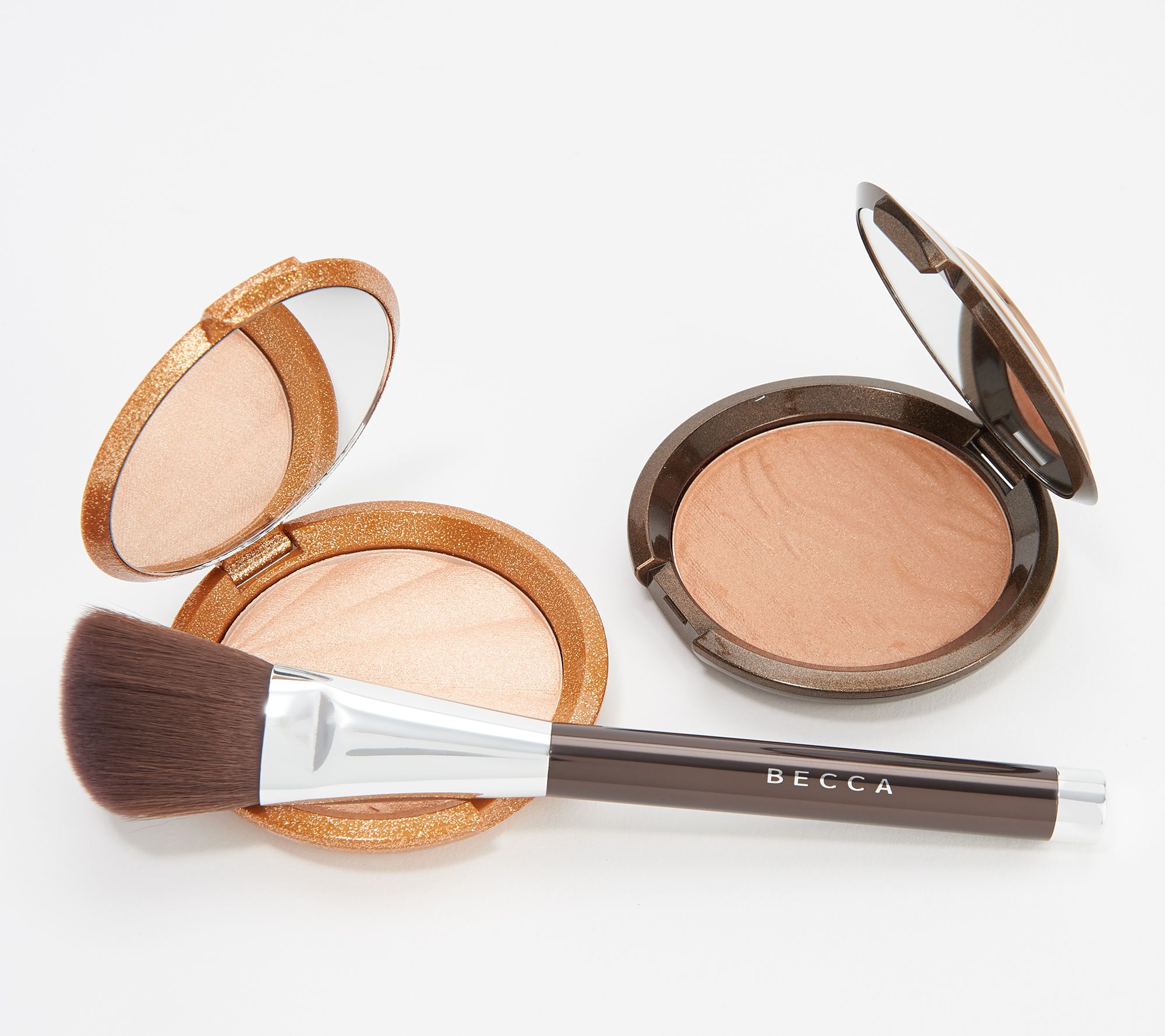 BECCA Bronzer and CPop Set With Brush —