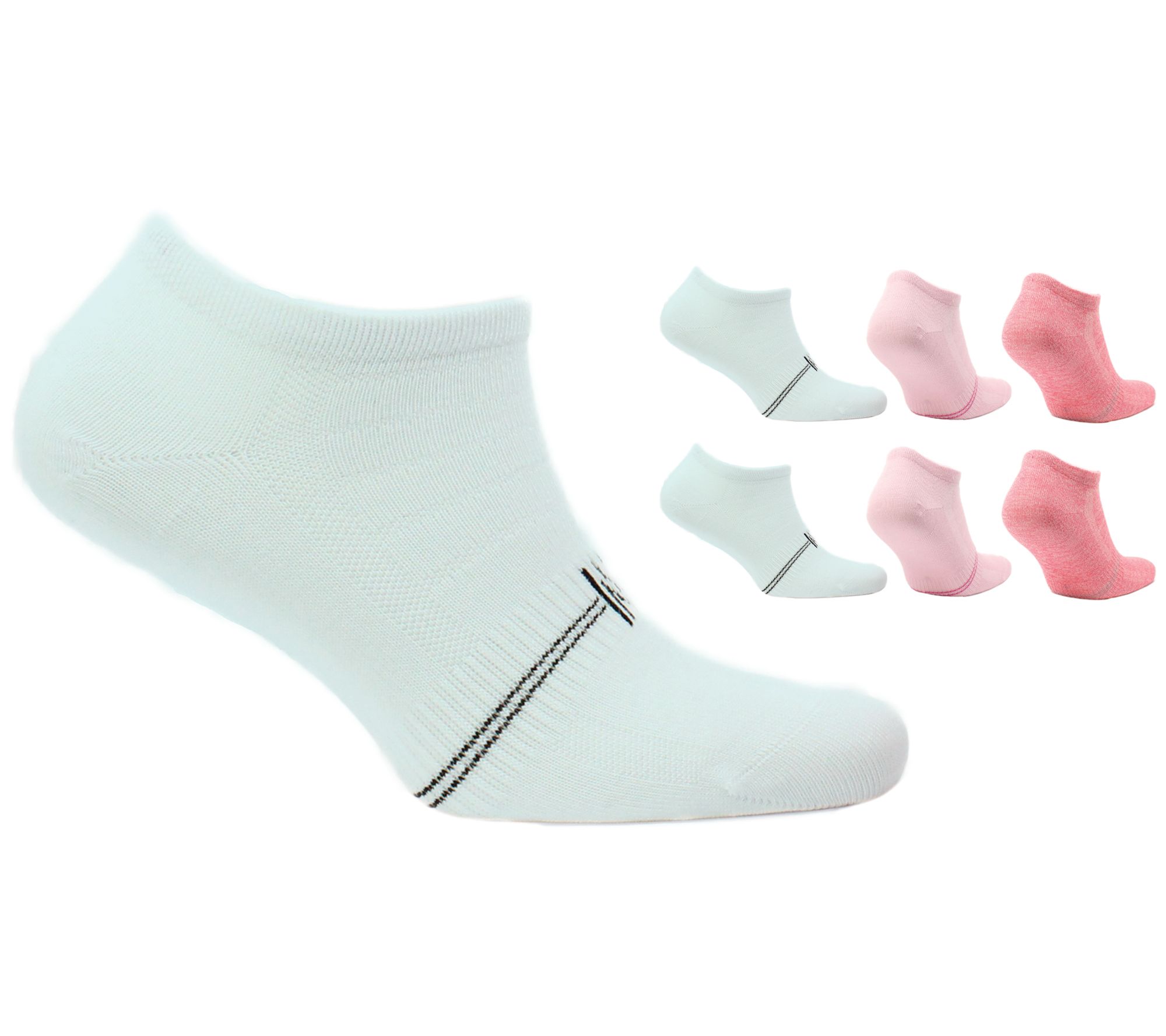 Norfolk Unisex Set of 6 Rayon Made From Bamboo Low Cut Socks