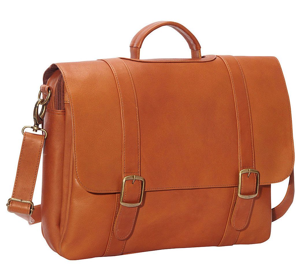 le donne leather classic laptop backpack