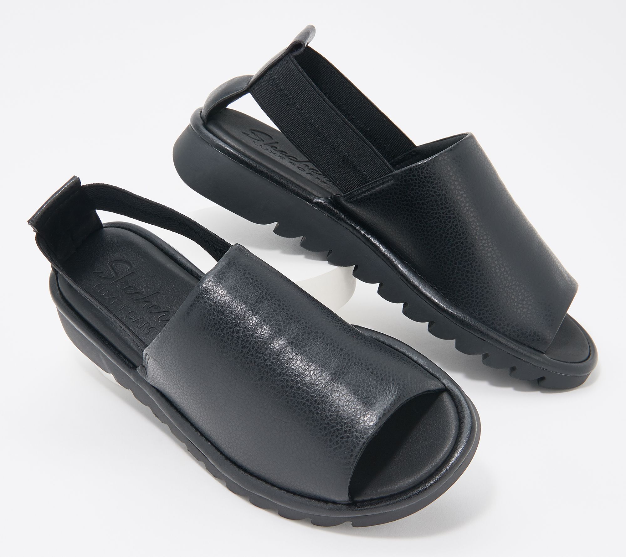 open toe sneakers skechers