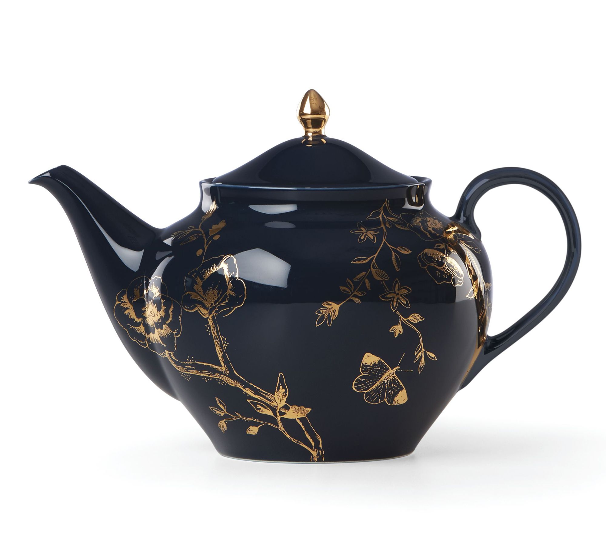 Lenox Sprig & Vine Teapot Navy