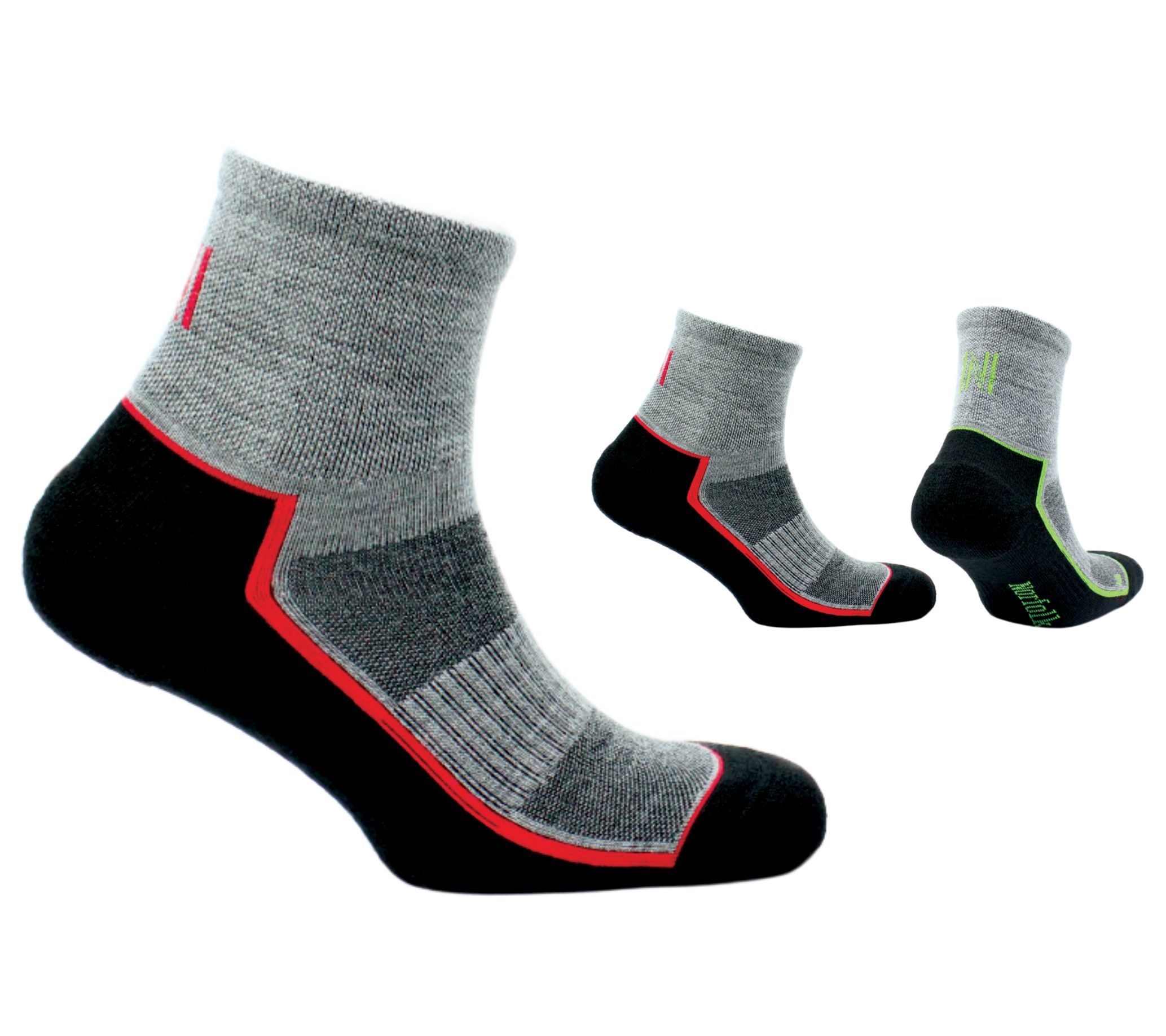 Norfolk Unisex Set of 2 Cushion Wool Running & Hiking Socks