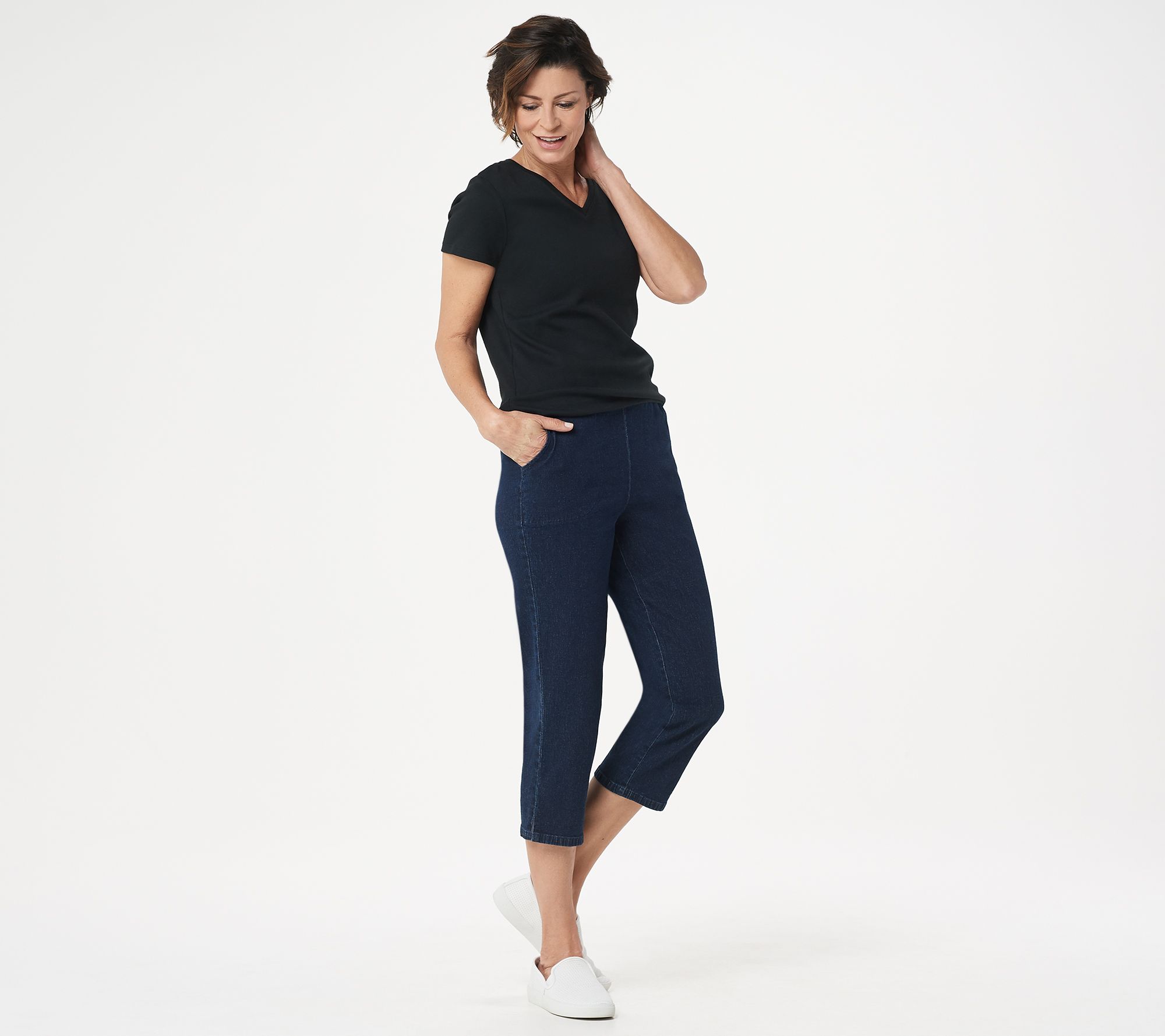 exercise pants with side pockets