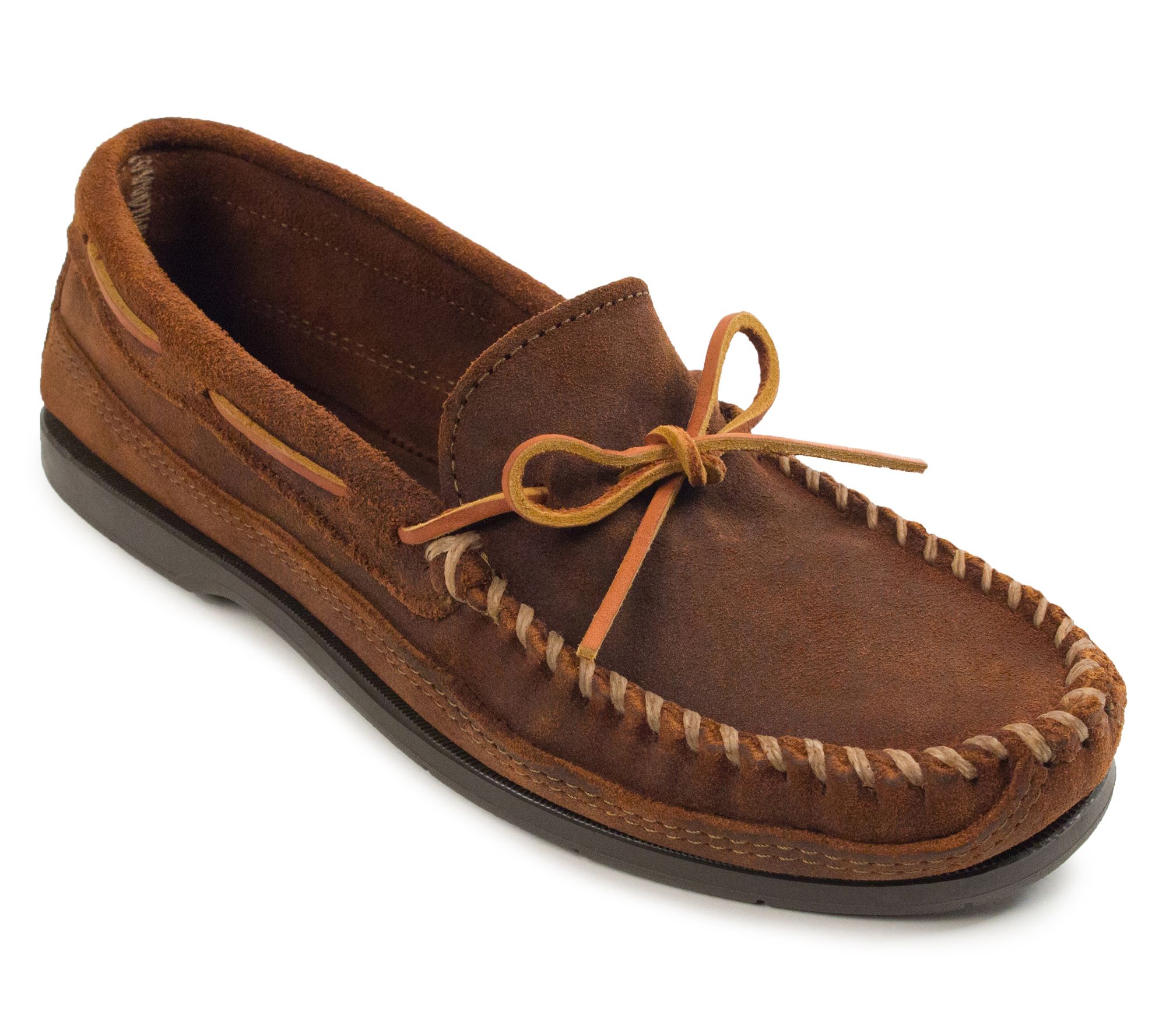 minnetonka men's leather moccasins