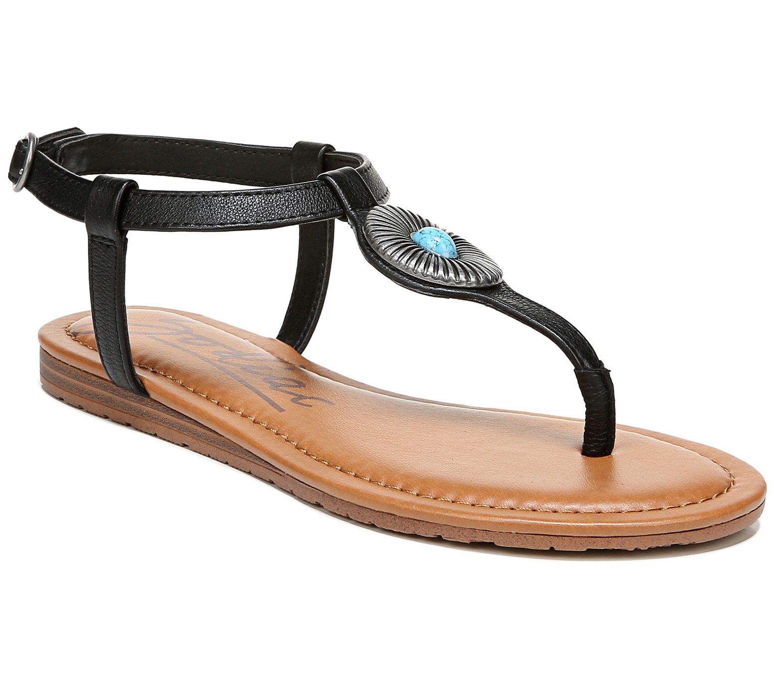 Zodiac Turquoise Gladiator Sandals Yohanna