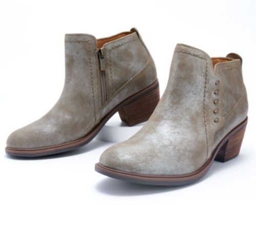 Botín de Cuero con Tacón Clarks - Neva Lo