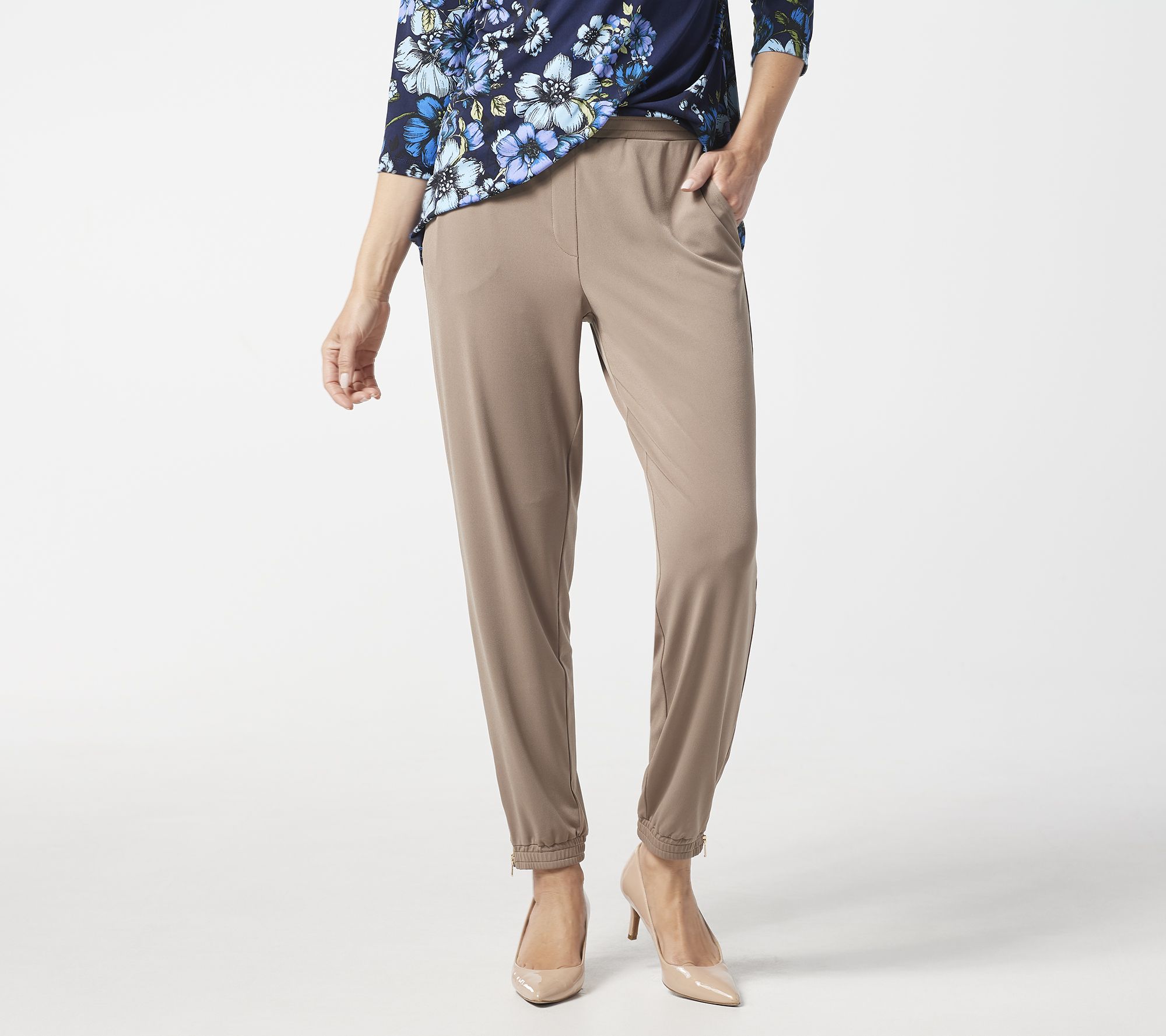 susan graver jogger pants qvc