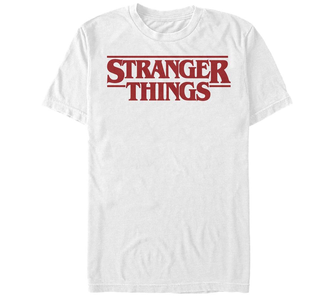 Fifth Sun Men's Stranger Things Red Logo White ee