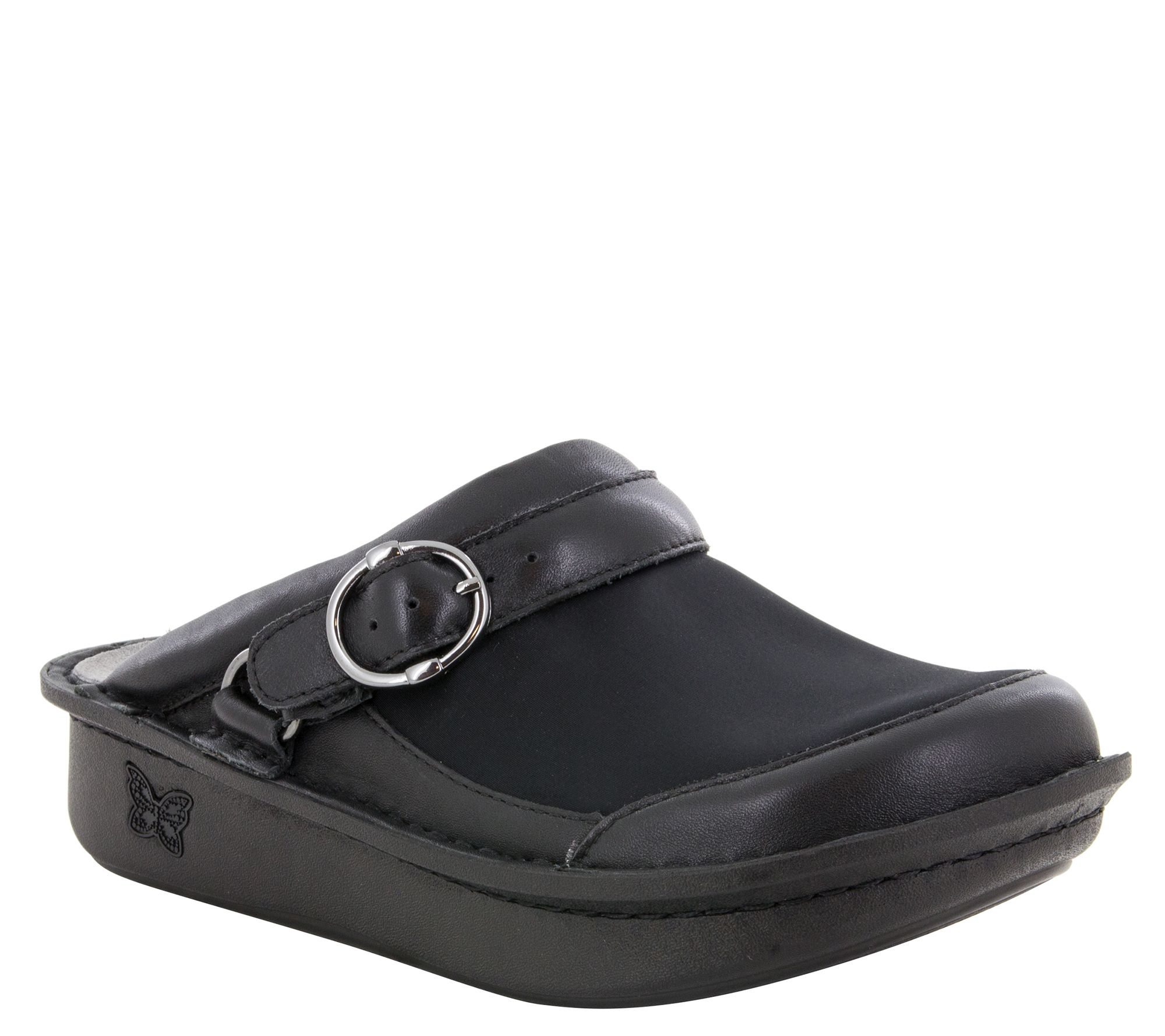 alegria open back clogs