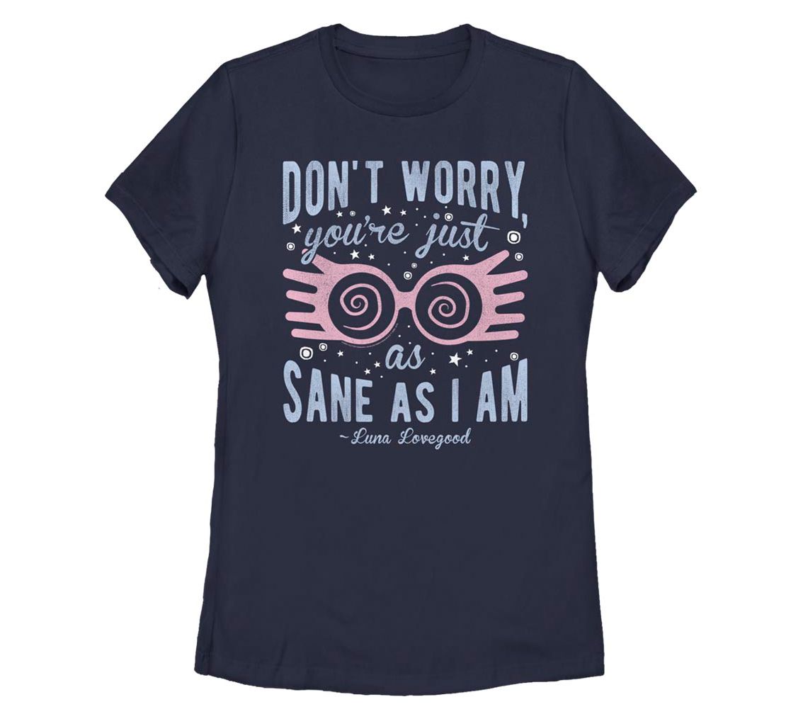 Fifth Sun Women's Harry Potter Just As Sane As una Tee