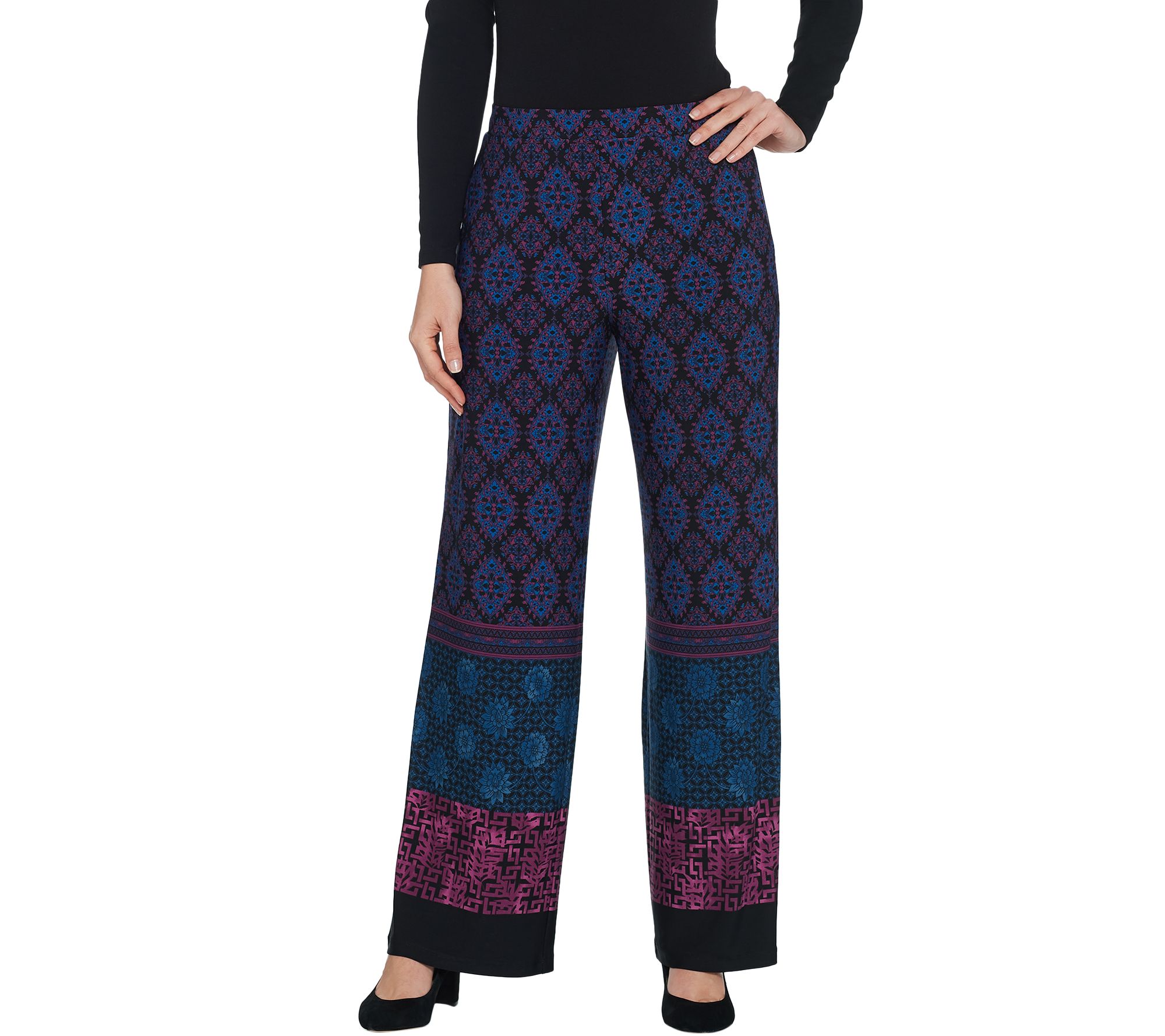 susan graver liquid knit petite pants