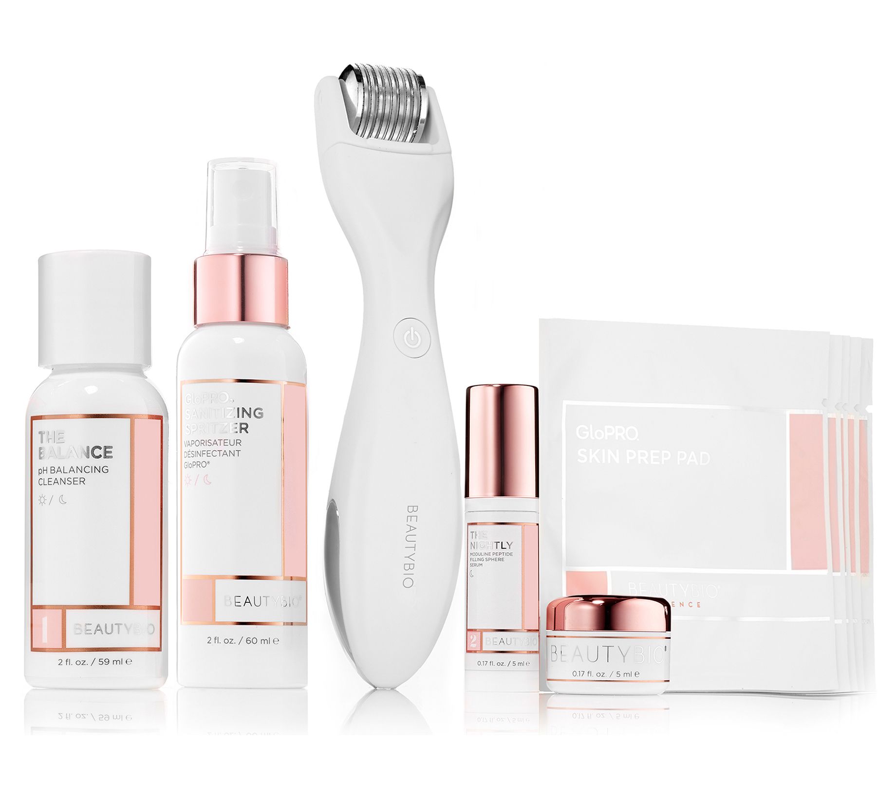 Beautybio Glopro Microneedling Facial Tool W Deluxe Samples