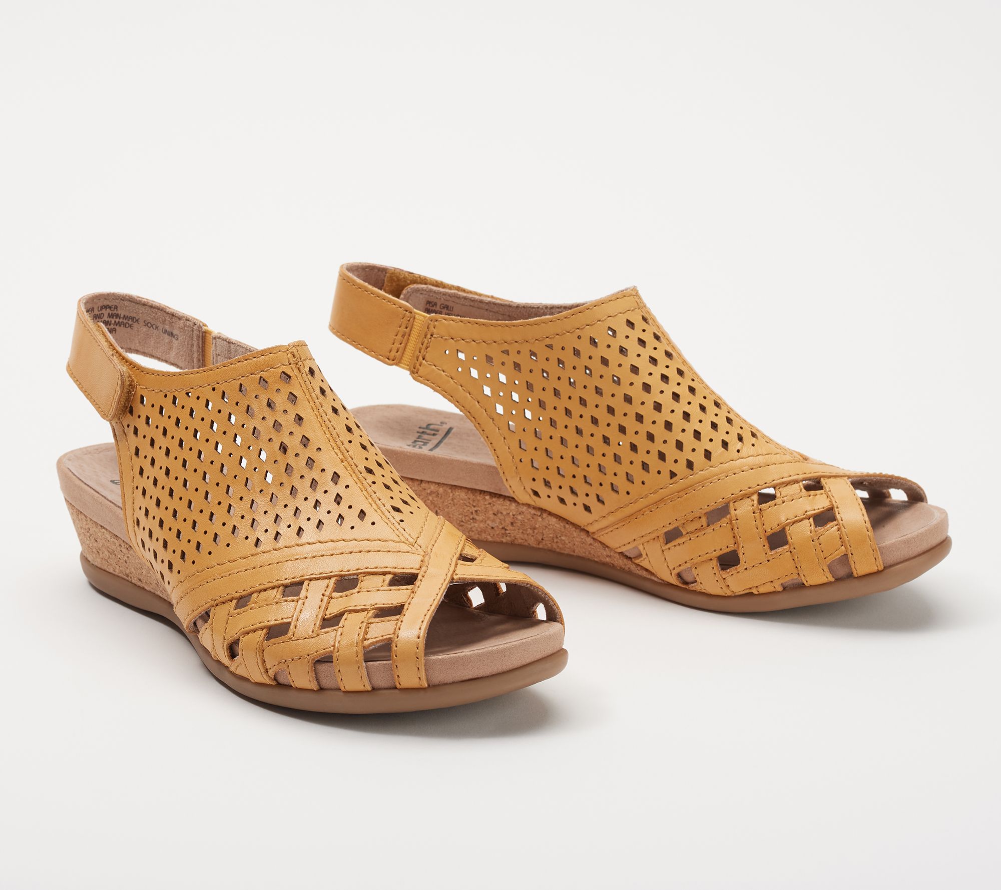 earth perforated sandals
