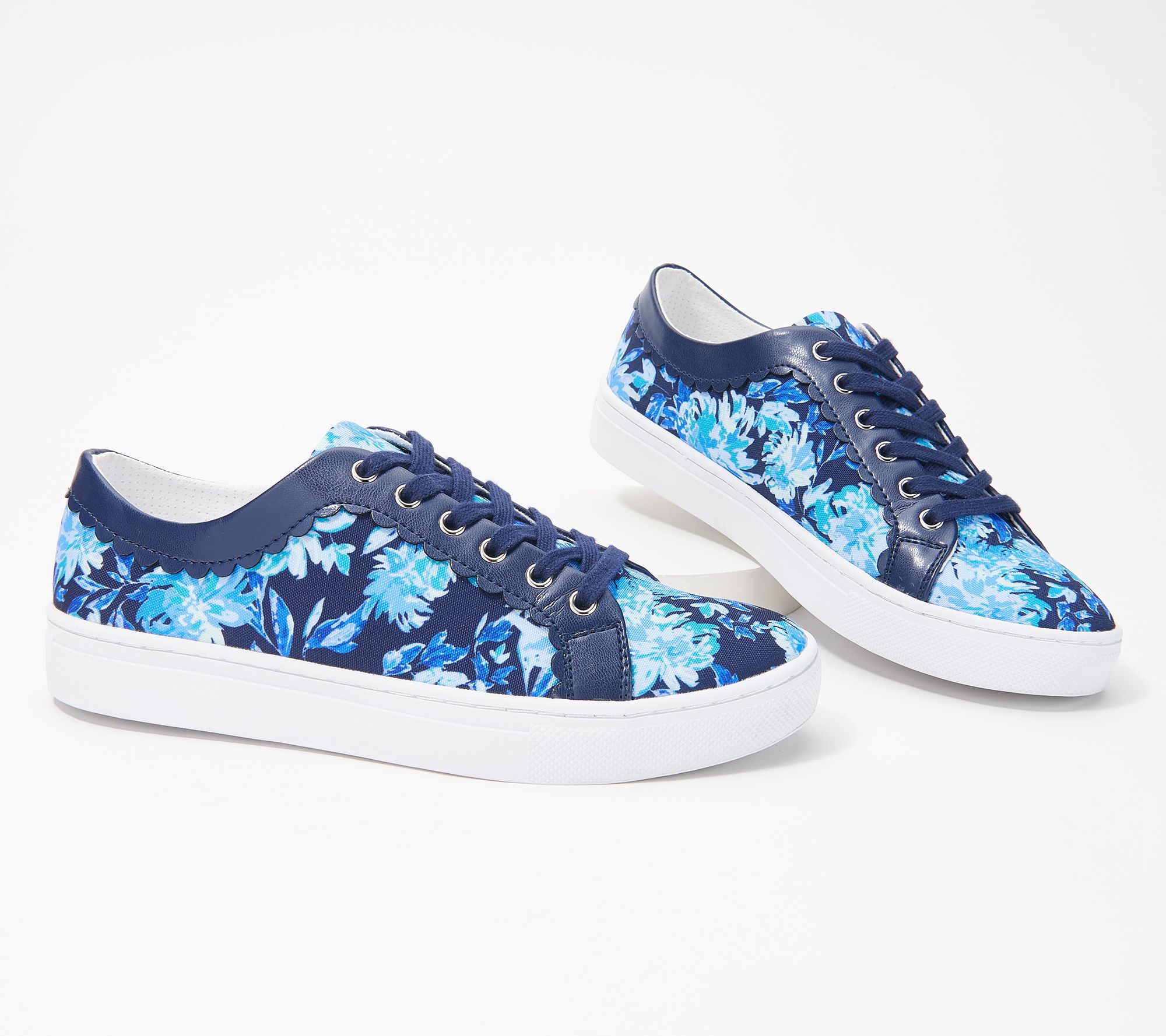 isaac mizrahi polka dot sneakers