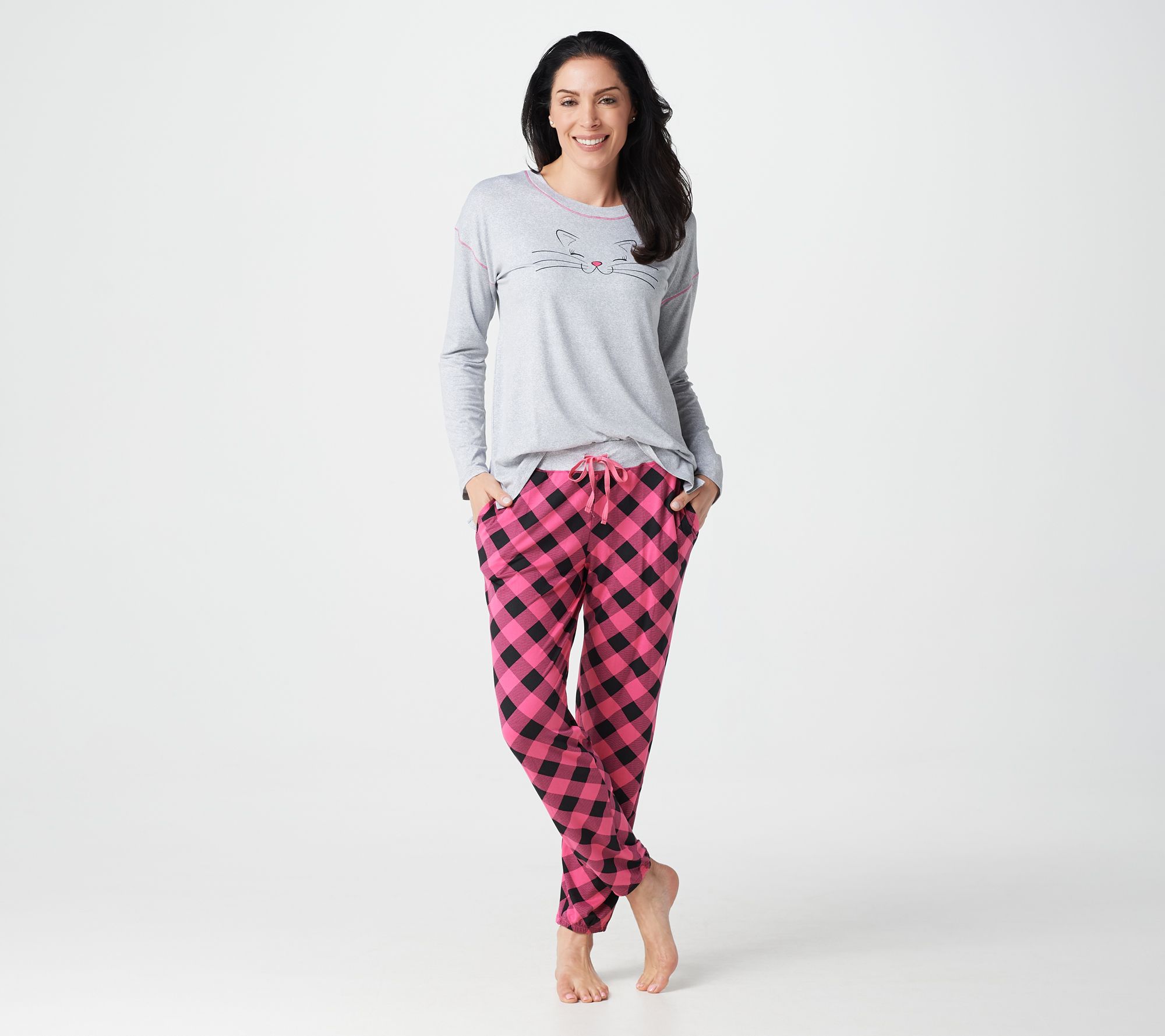 cuddl duds petite comfortwear jogger pants