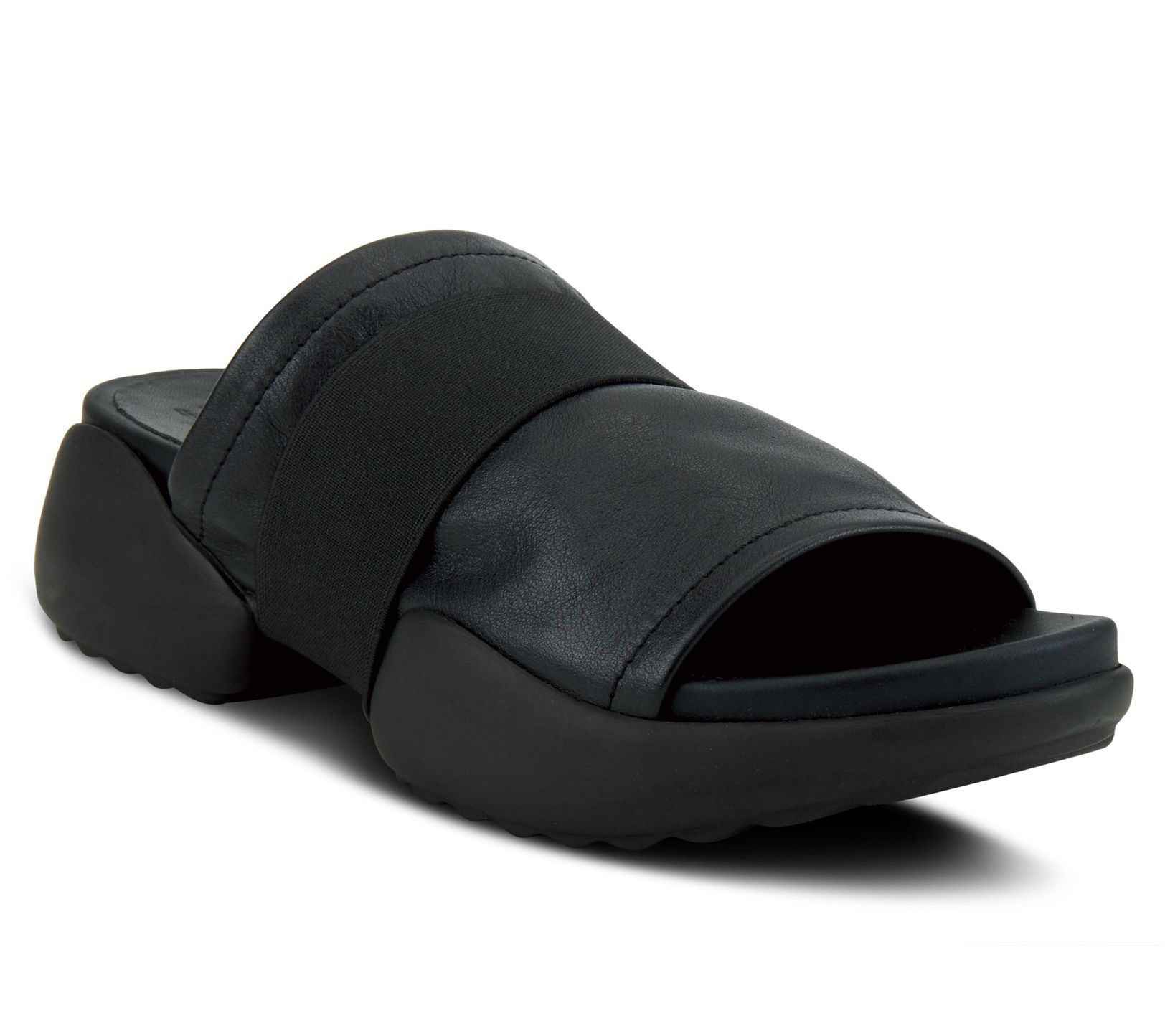 qvc black sandals