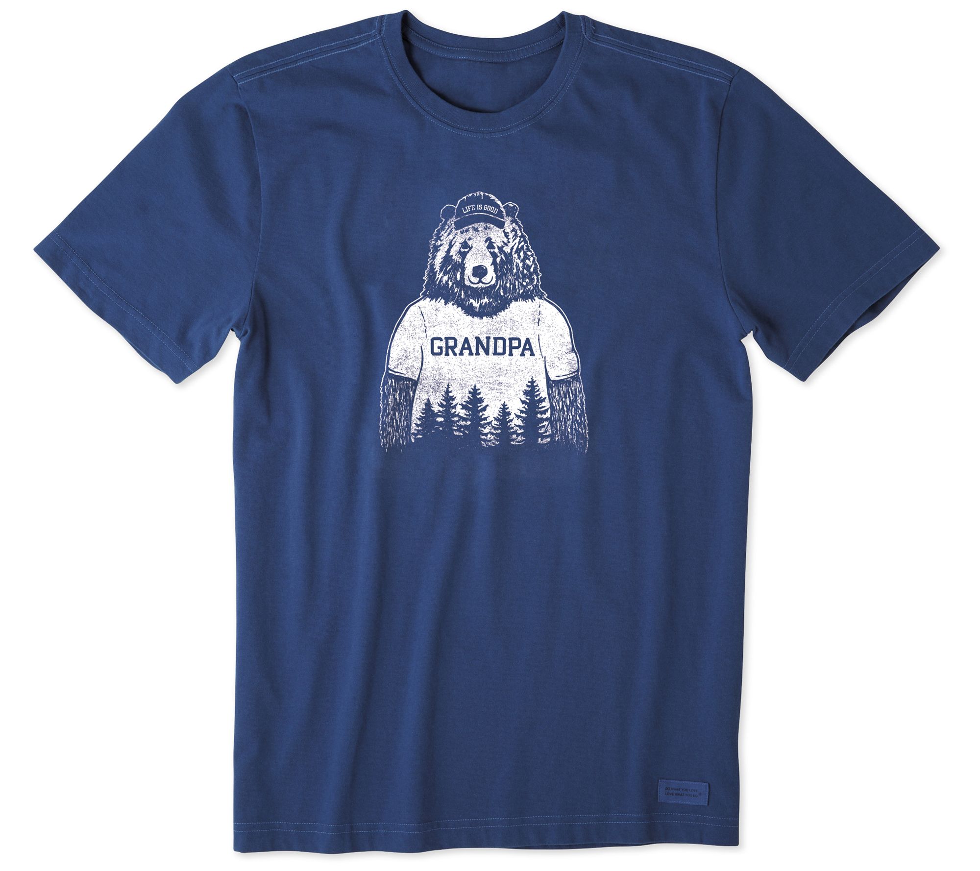 Life is Good Men's Grandpa Bear Crusher Knit Te  e