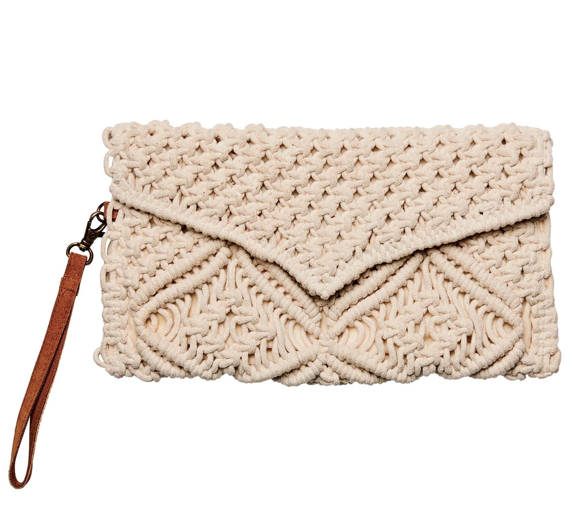 macrame clutch