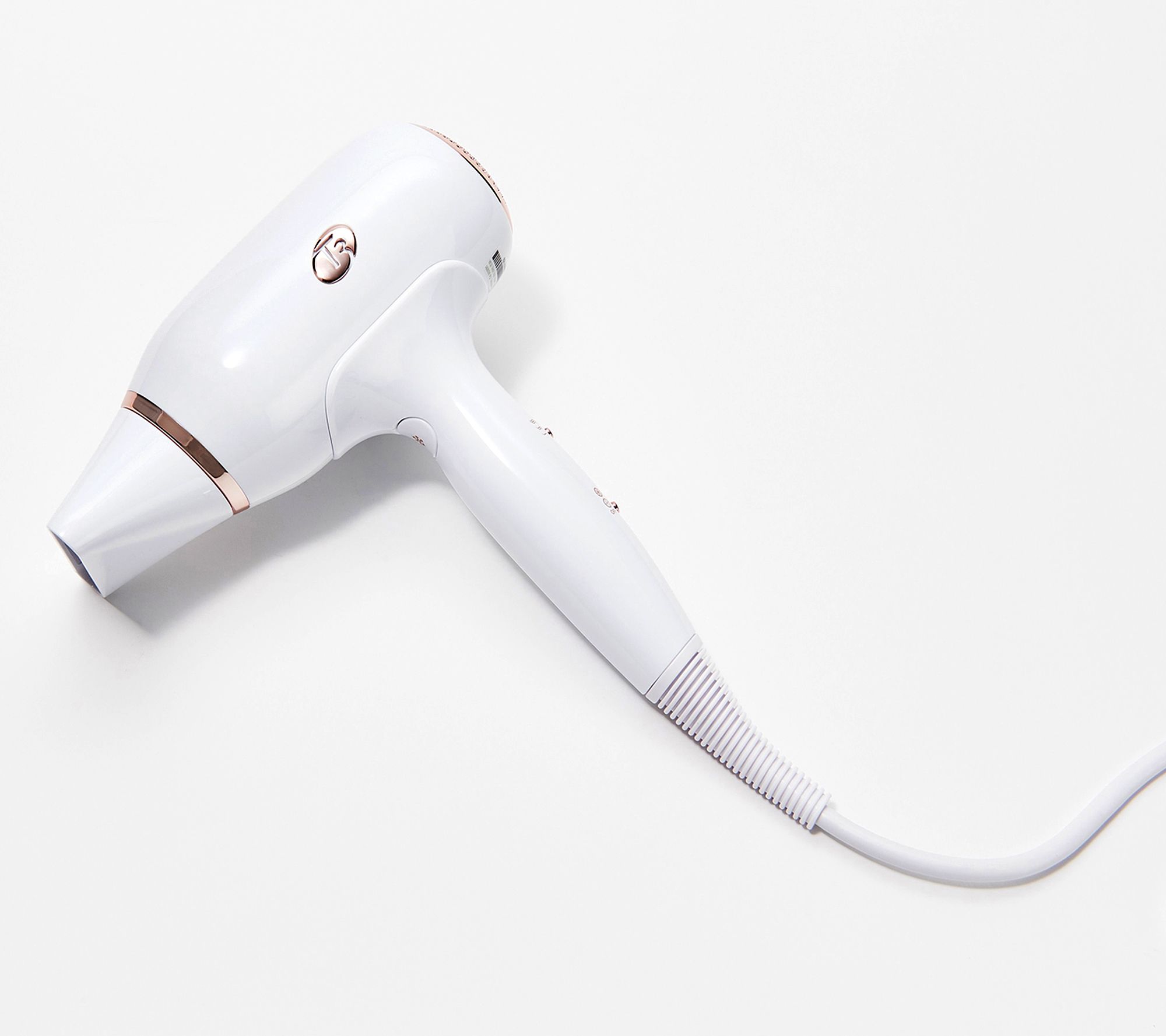 T3 - Fit Compact Professional Hair Dryer - White & Rose Gold
