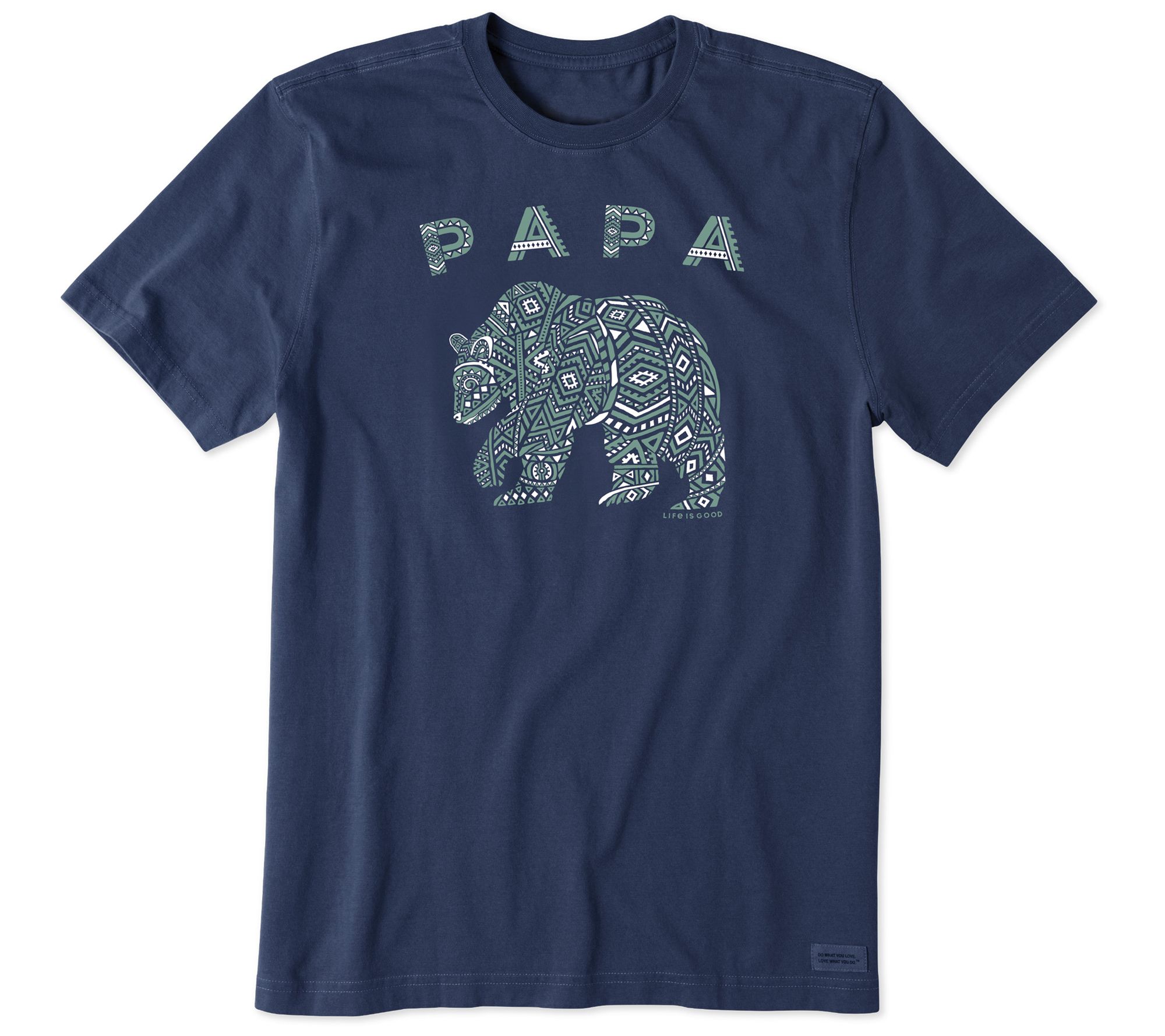 Life is Good Men's Primal Bear Crusher Knit Tee