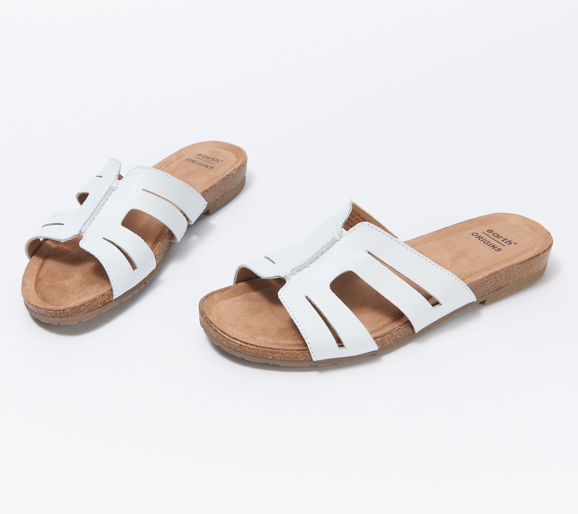 earth origins white sandals