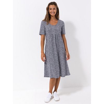 Green Cotton by Peter Hahn Kleid, 1/2-Arm Style Selma Raffung