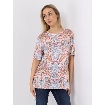 IN-PRINT Shirt 1/2-Arm Rundhalsausschnitt bedruckt