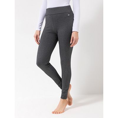 LYLA Leggings Fil à fil-Struktur Rundumdehnbund schmale Form