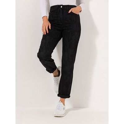 BASLER® Jeans Norma 1/1-Länge 5-Pocket Style Allover Print