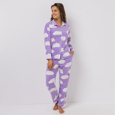 Thumbnail - POLARSTERN Pyjama-Set Mikrofaser Fleece Shirt, 1/1-Arm Hose, 1/1-Länge