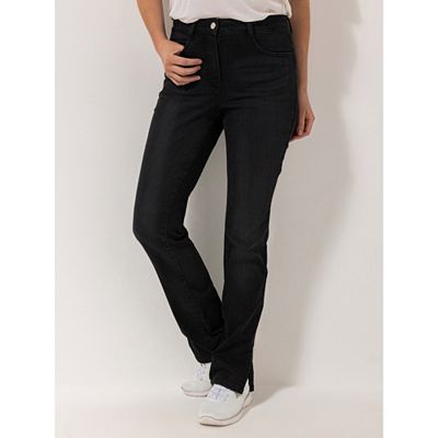 BASLER® Jeans, 1/1-Länge 5-Pocket-Style Slim Fit Schlitz