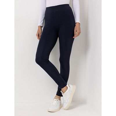 Thumbnail - Green Cotton by Peter Hahn Leggings 1/1 Länge Style Mathilde Rundumdehnbund