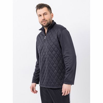 Thumbnail - MEN'S TOUCH Troyer, 1/1-Arm Mikrofaser Stehkragen mit Reißverschluss