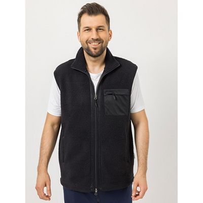 Thumbnail - MEN'S TOUCH Weste Brusttasche leichter Stehkragen 2-Wege-Reißverschluss