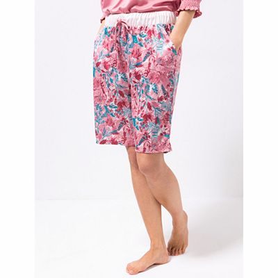 JERYMOOD HOMEWEAR Bermuda Mikrofaser Rundumdehnband bedruckt