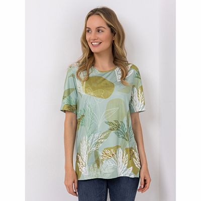 IN-PRINT Shirt 1/2-Arm Rundhalsausschnitt bedruckt