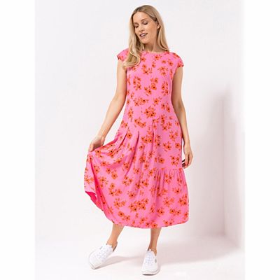 LOVELY SISTERS® Kleid, ohne Arm Mittellang Rundhalsausschnitt Reißverschluss
