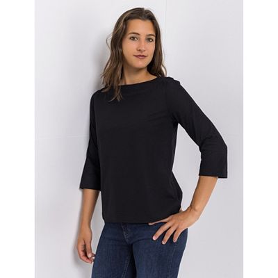 Green Cotton by Peter Hahn Shirt, 3/4-Arm Style Maja Rundhalsausschnitt