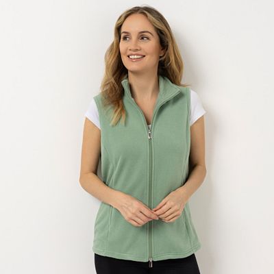 Thumbnail - POLARSTERN Loungeweste Mikrofaser Fleece Stehkragen Nahttaschen
