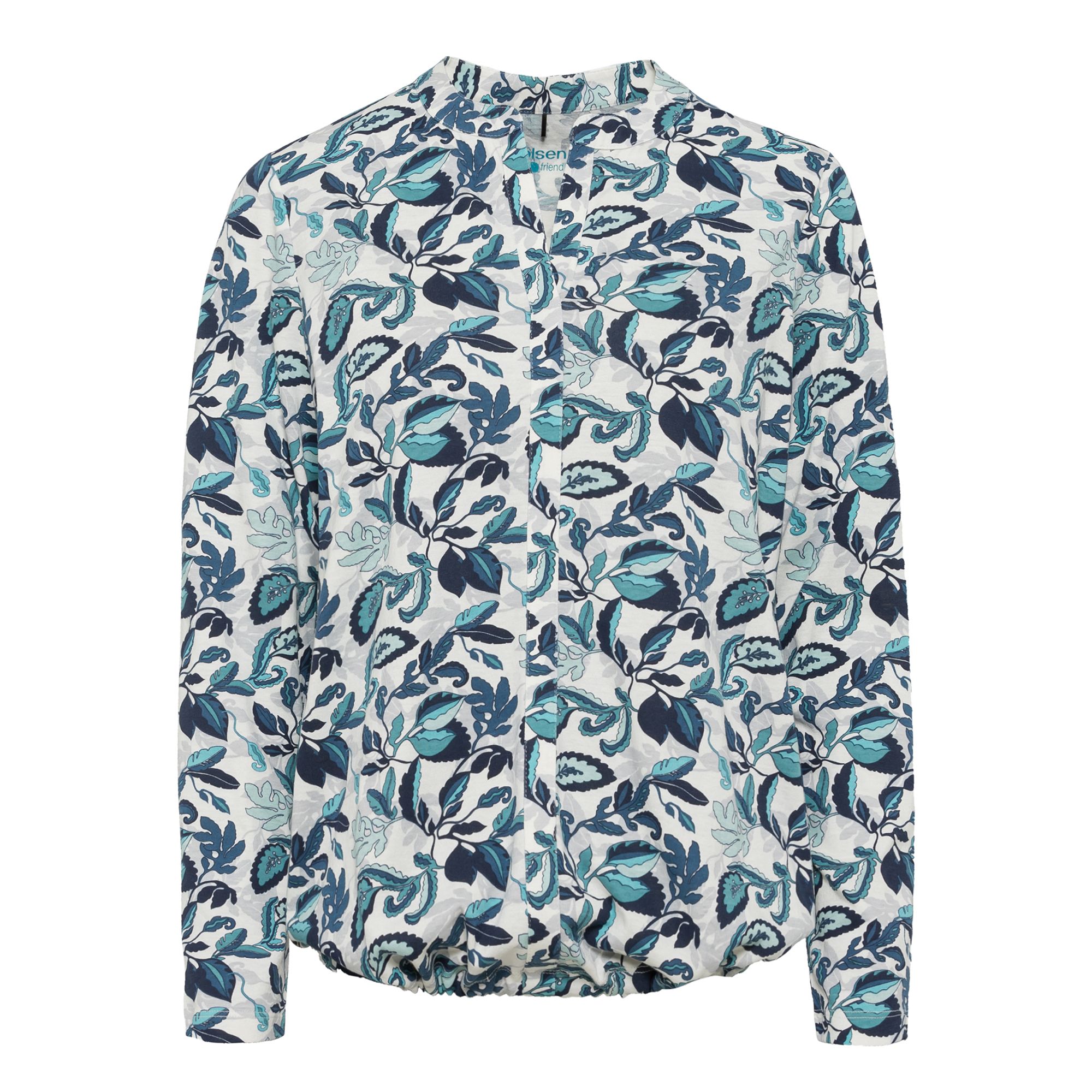 OLSEN Shirt, 1/1-Arm Rundhalsausschnitt mit TENCEL Modalfasern