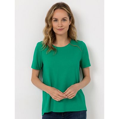 Green Cotton by Peter Hahn Shirt,1/2-Arm Style Benedikte Rundhalsausschnitt